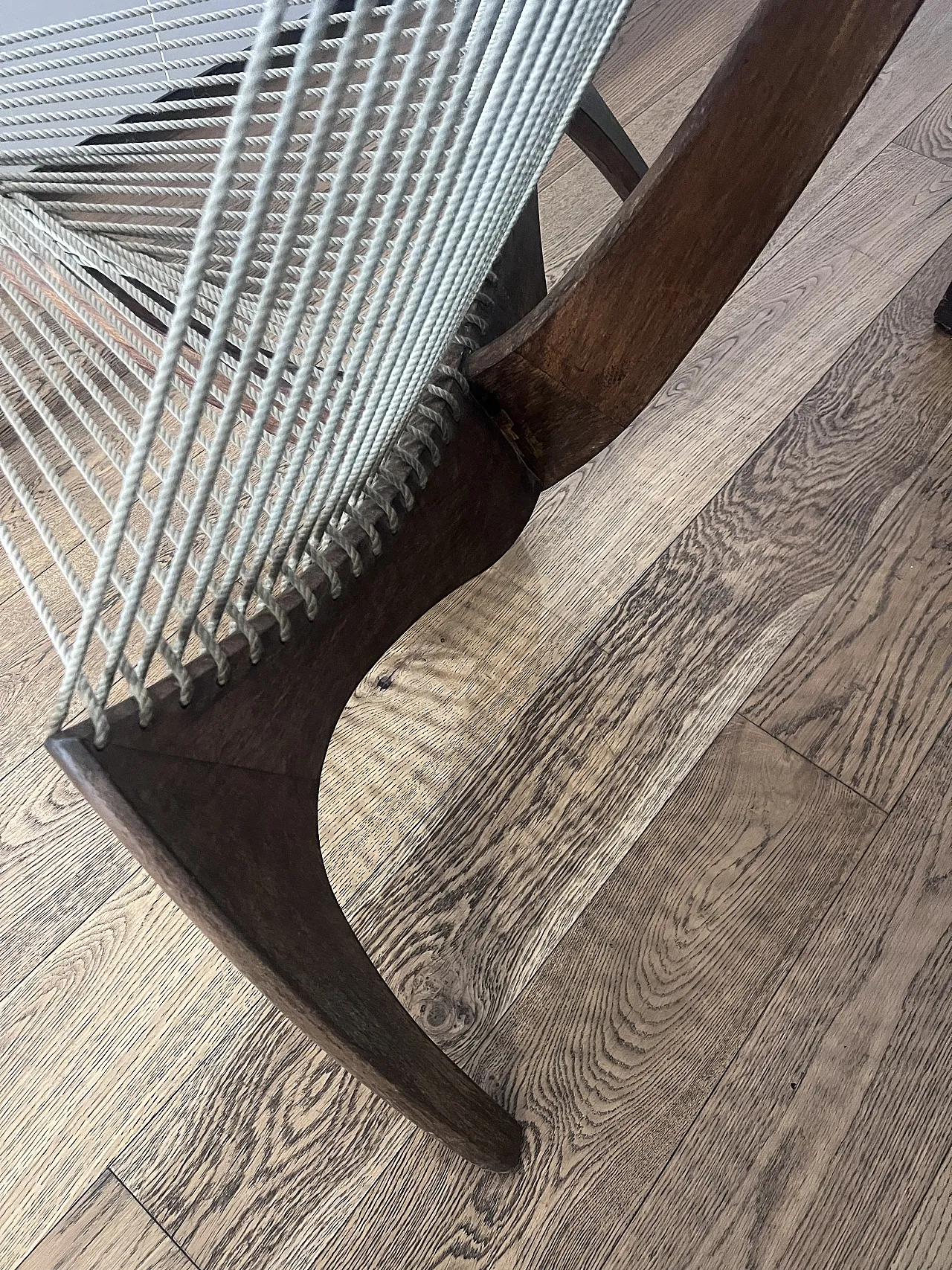 Harp or Arpa designer armchair by Jorgen H. in Brown, 1960s 4