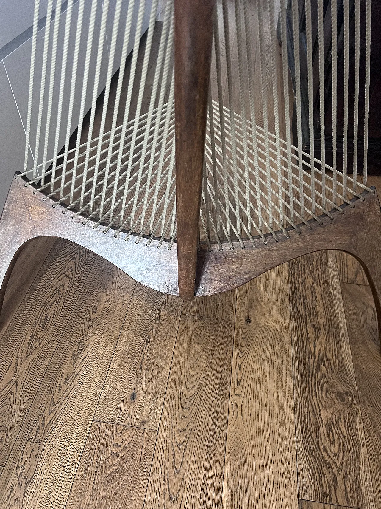 Harp or Arpa designer armchair by Jorgen H. in Brown, 1960s 10