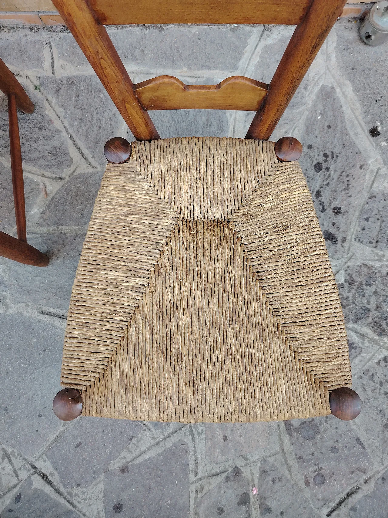 Pair of rare Gio Ponti fireplace chairs from the 1940s 9