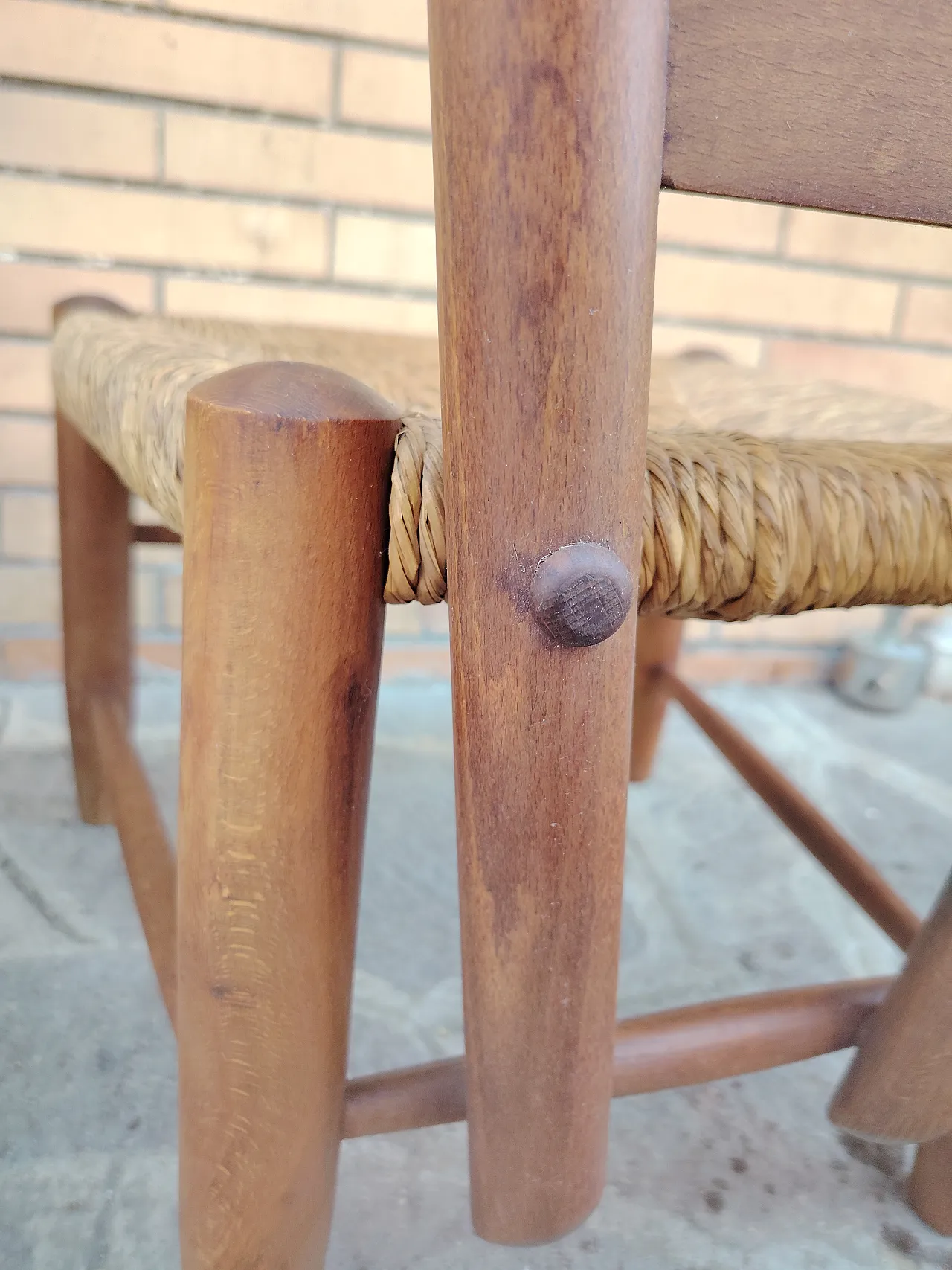 Pair of rare Gio Ponti fireplace chairs from the 1940s 10