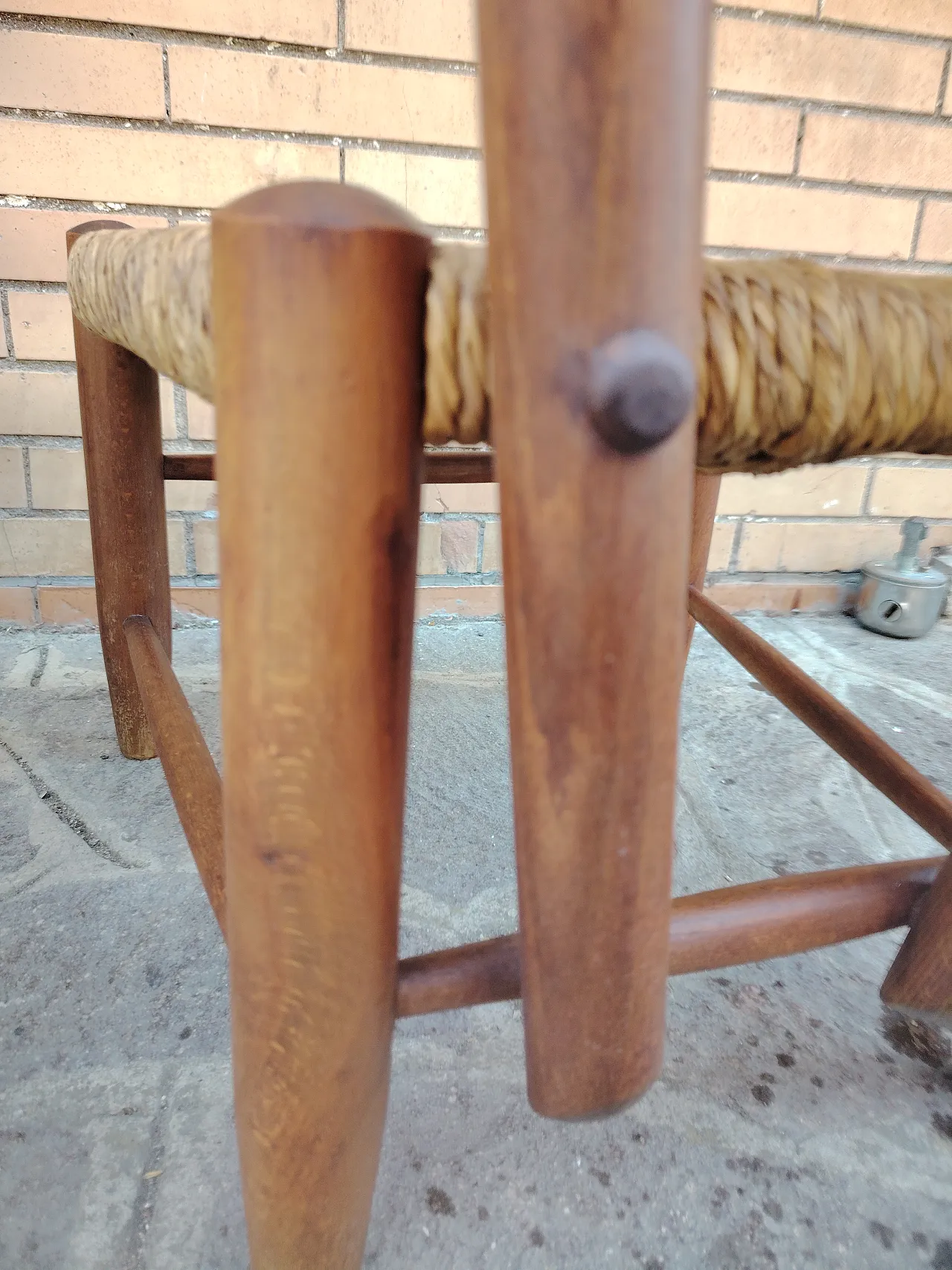 Pair of rare Gio Ponti fireplace chairs from the 1940s 11