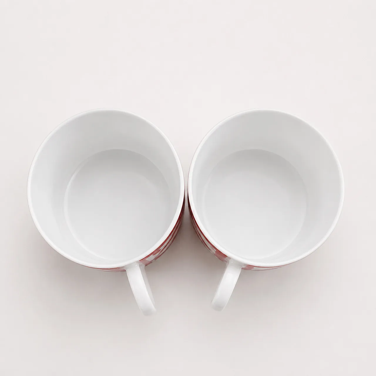 Hermes Balcon du Guadalquivir Red Tea Cup Saucer Tableware 2 set 7