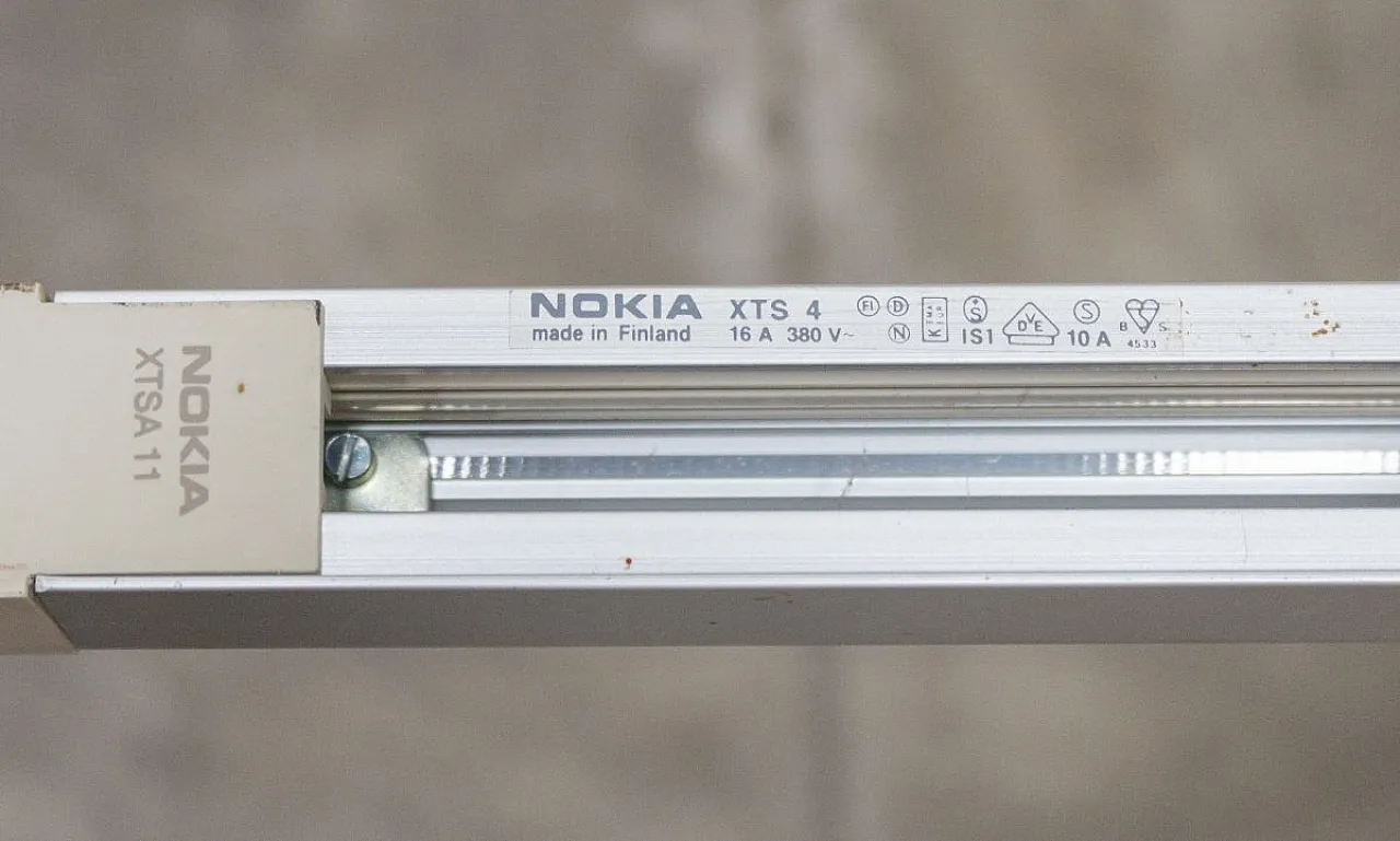 4 Moon lamps from Philip with Track from Nokia, 1980s 15