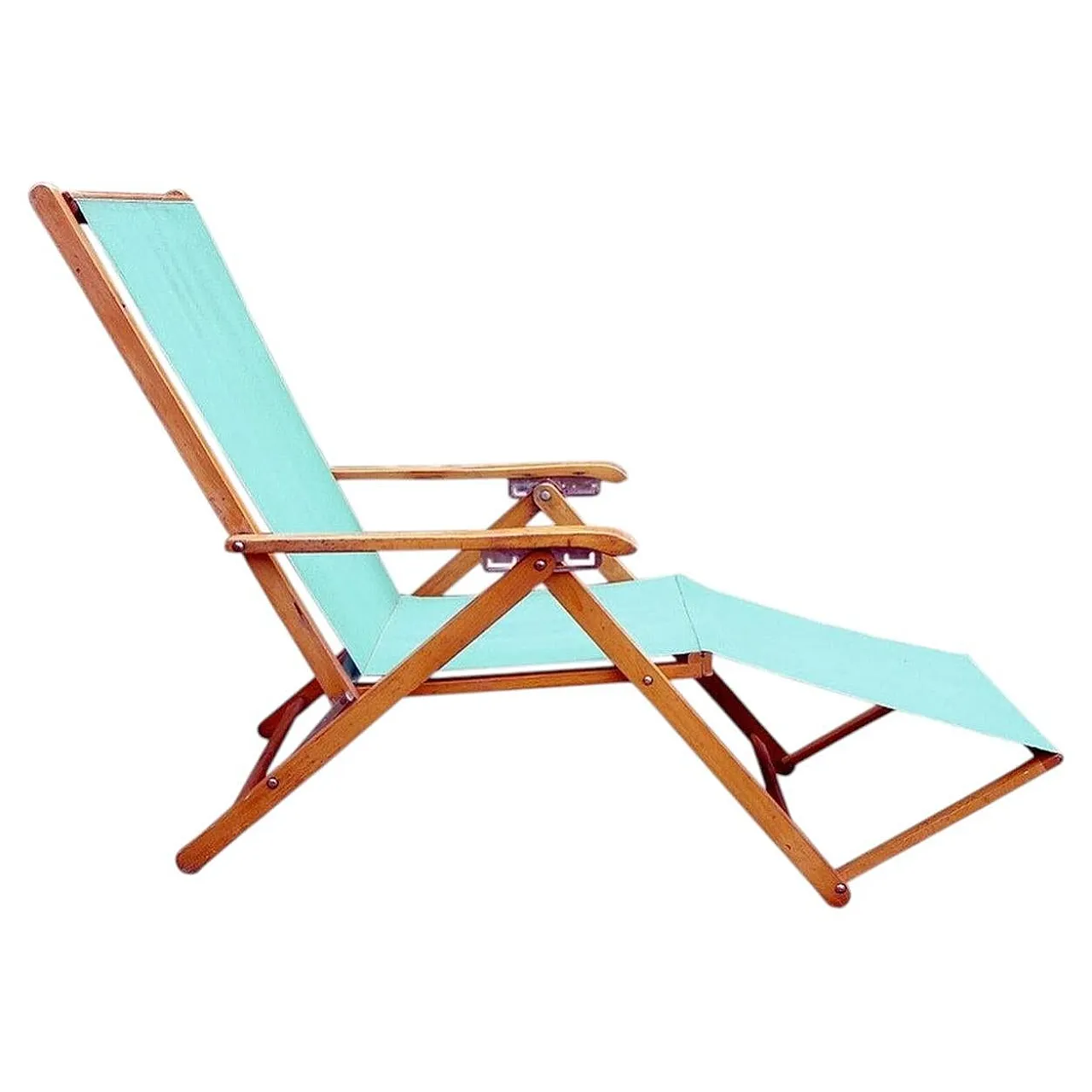 Reguitti Brescia, sedia sdraio da piscina Capri, anni '50 1