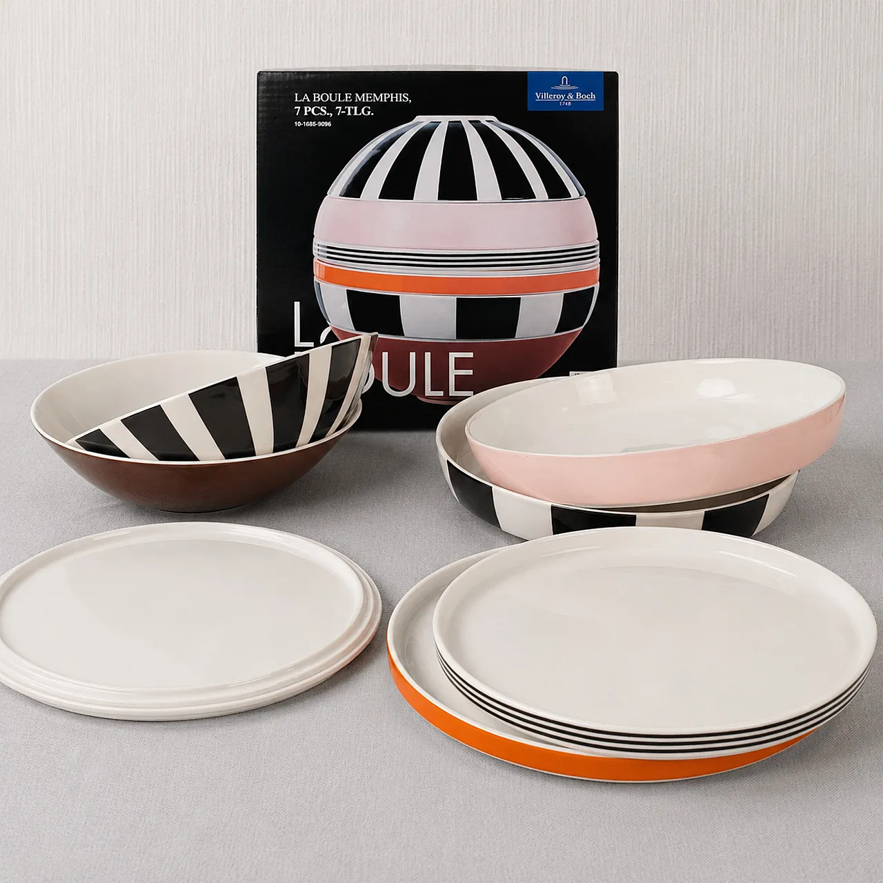 Villeroy & Boch - Servizio di posate (7) - La Boule Memphis - Porcellana 9