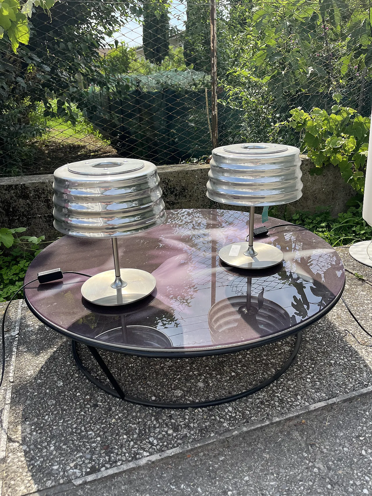 Coppia di lampade da tavolo Penta light, anni '90 1