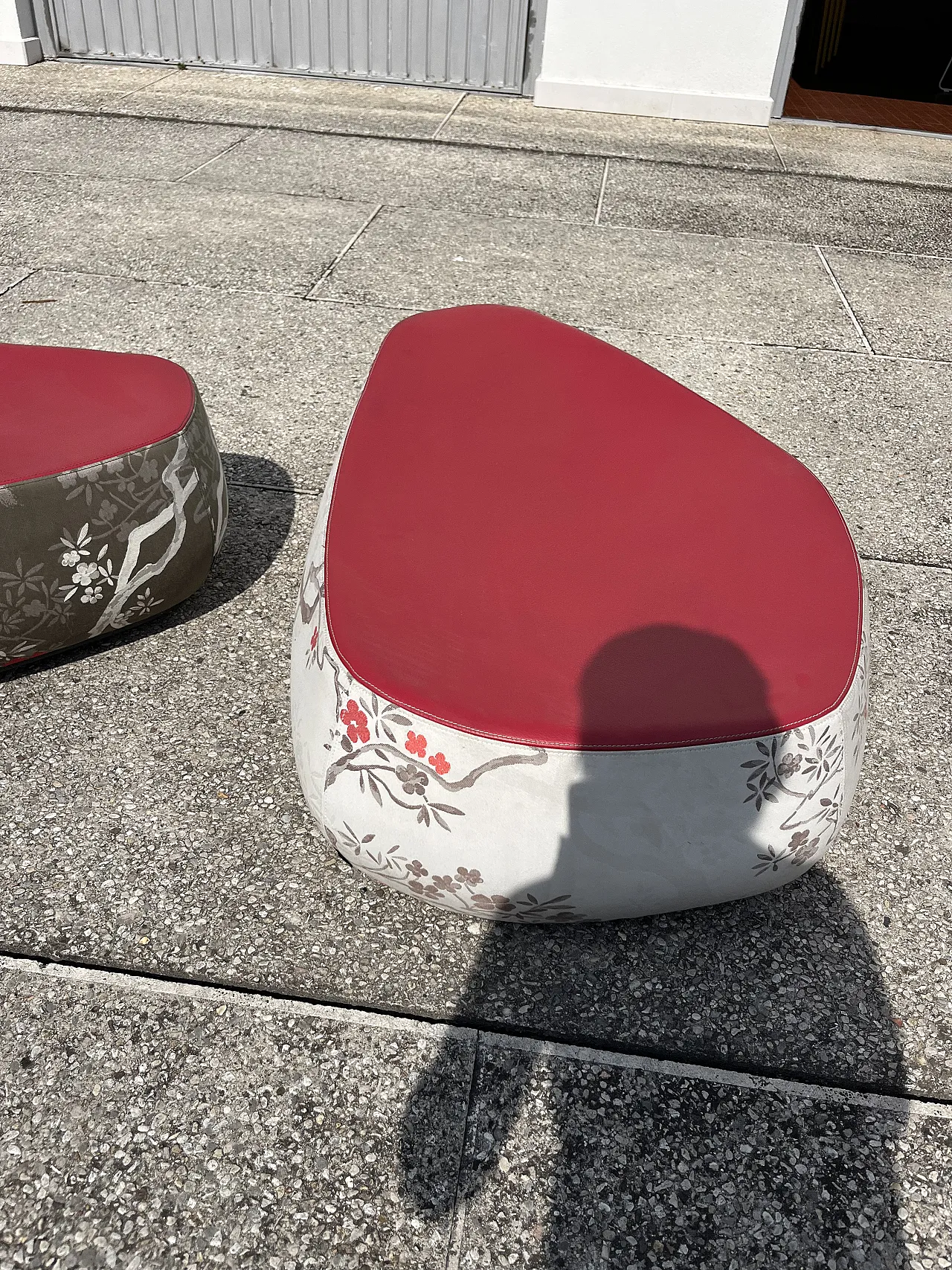 Pair of Moroso Fjord poufs by Patricia Urquiola, 2000s 4
