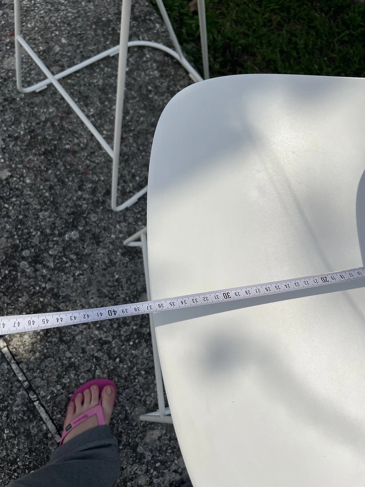 Desalto Flan design stool white/chrome, 2000s 3