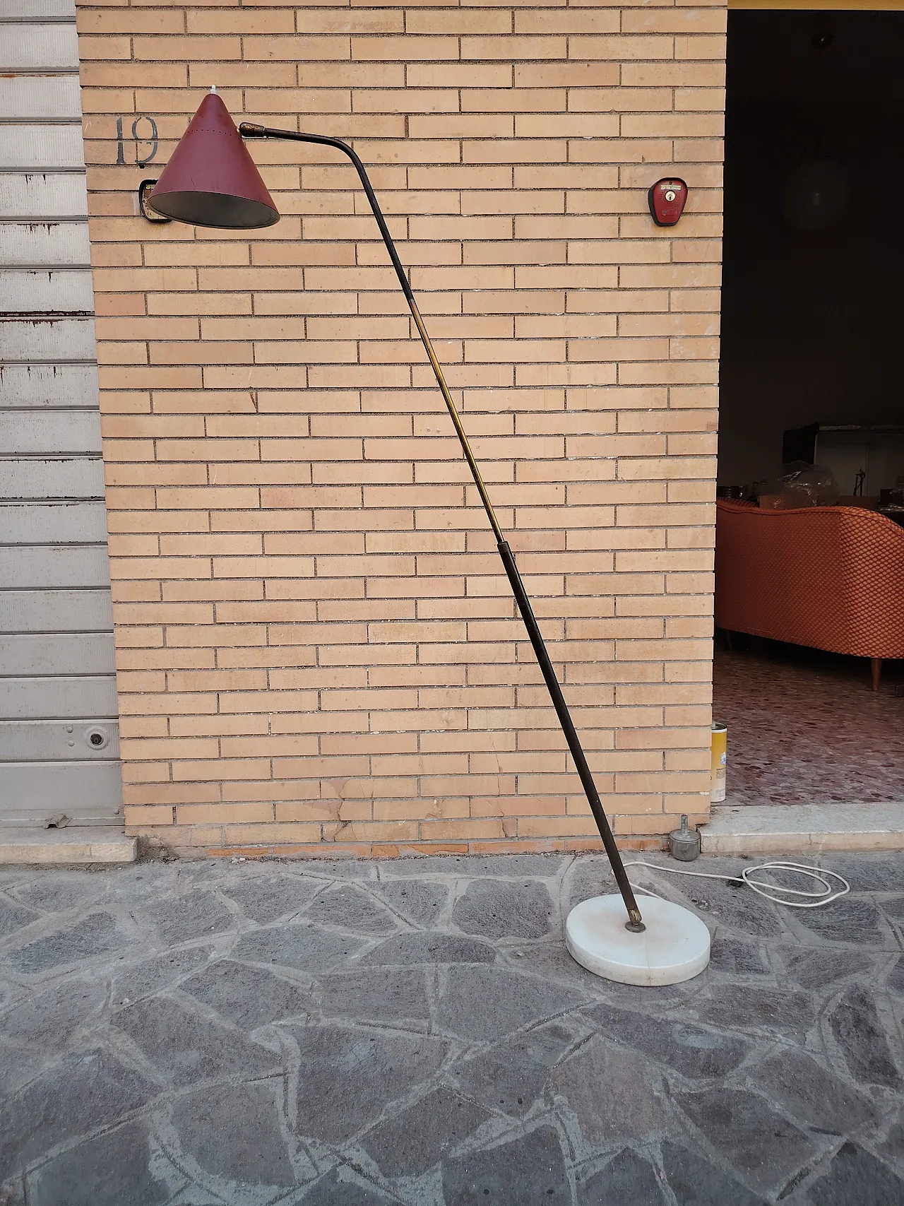 Floor lamp by Giuseppe Ostuni for Oluce, 1950s 9
