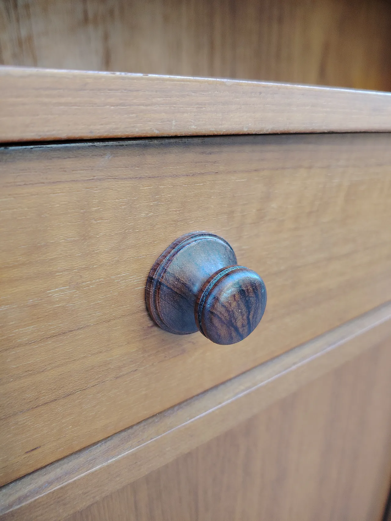 Highboard sideboard in teak, 1960s 7