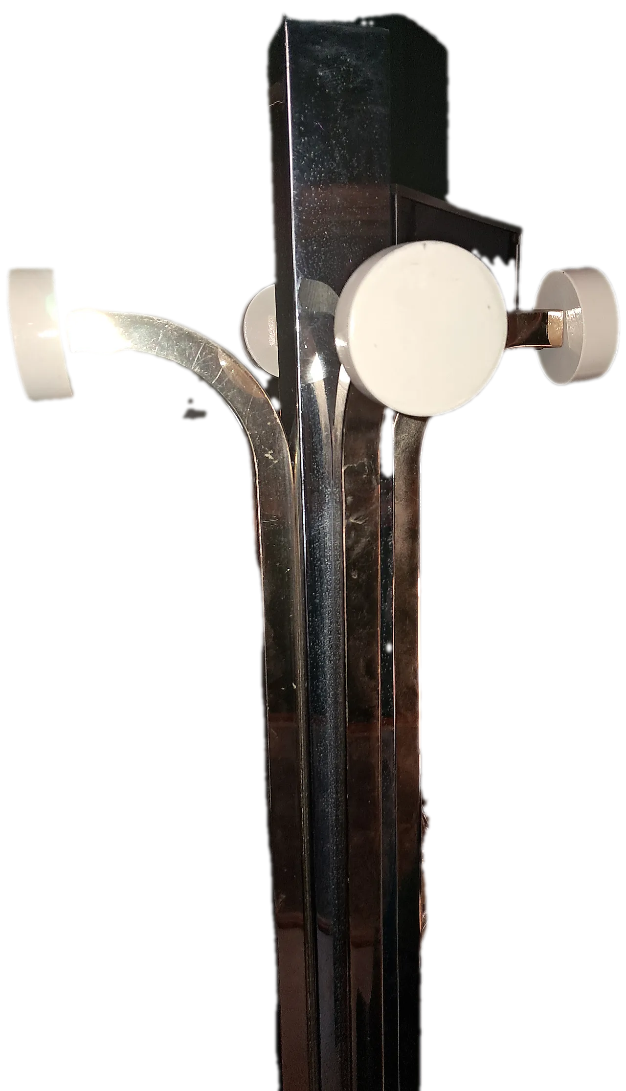 Brass and chromed coat hanger by Renato Zevi, 1970s 2