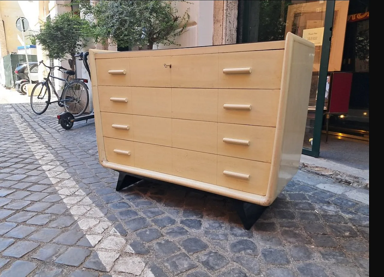 Parchment dresser in the style of G. Ullrich for Valziana, 1930s 1