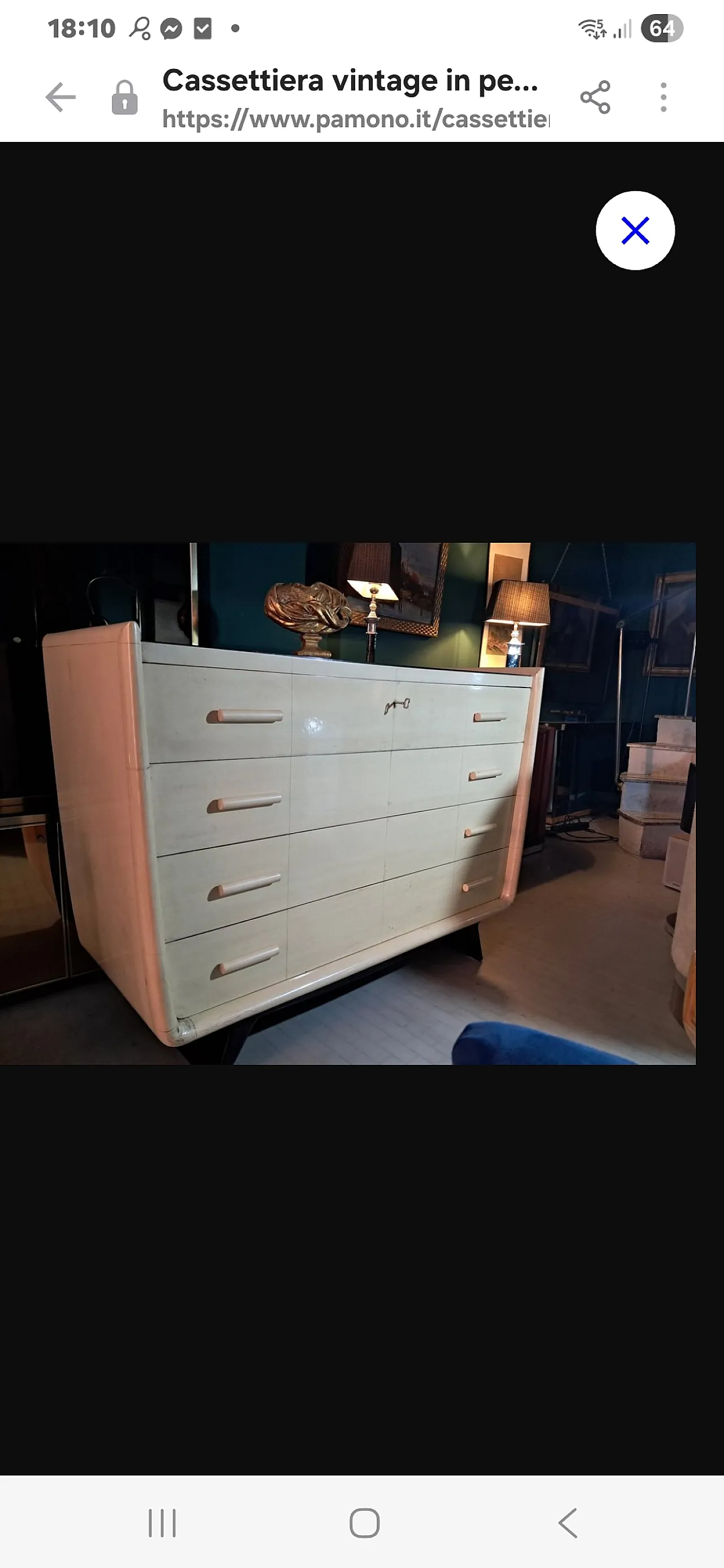 Parchment dresser in the style of G. Ullrich for Valziana, 1930s 2
