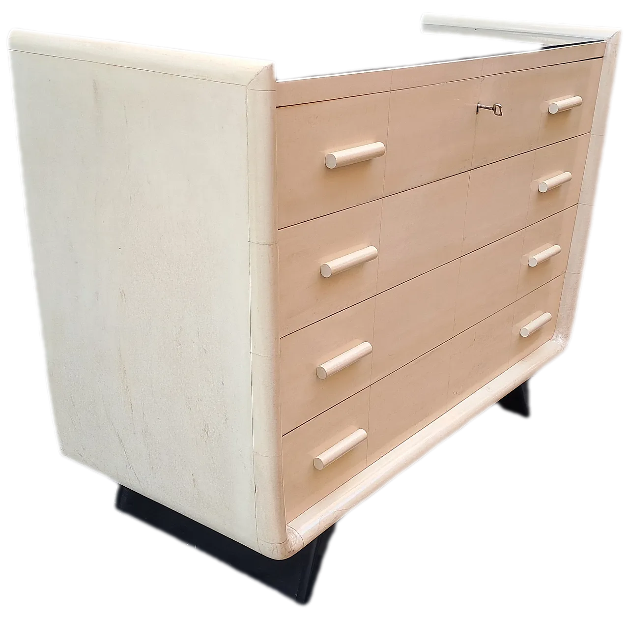Parchment dresser in the style of G. Ullrich for Valziana, 1930s 5