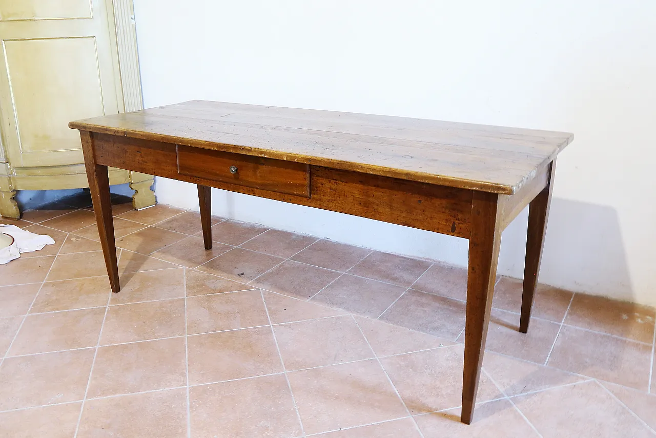 French table in wooden directory style, 18th century 6