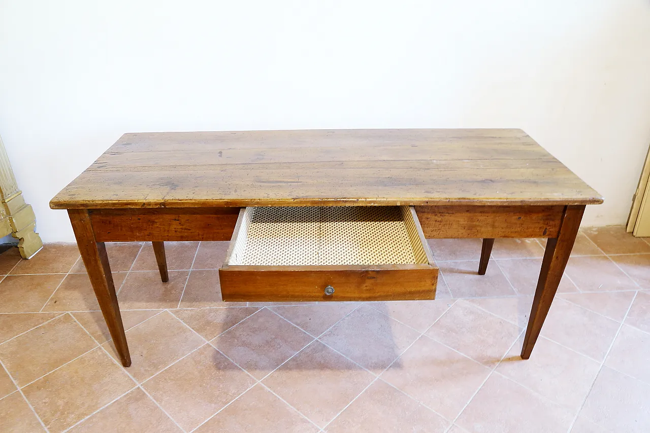 French table in wooden directory style, 18th century 7