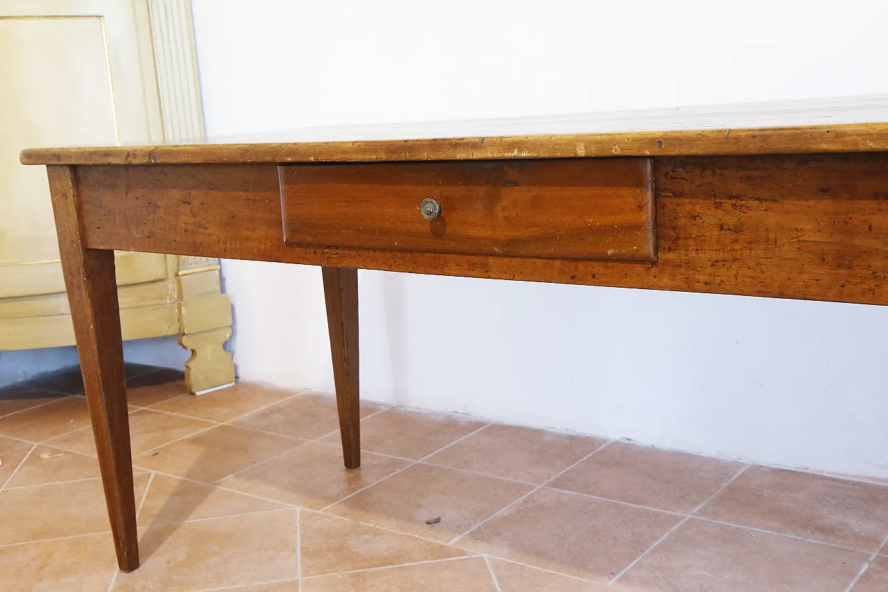 French table in wooden directory style, 18th century 9