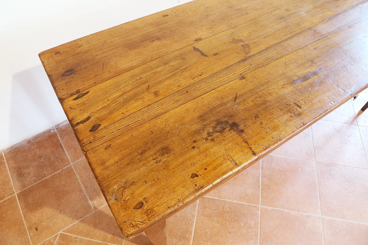 French table in wooden directory style, 18th century 10