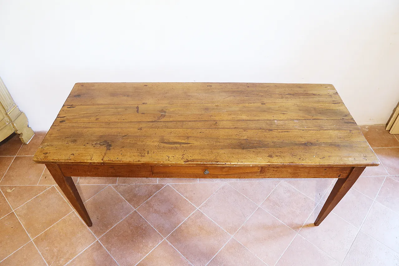 French table in wooden directory style, 18th century 11