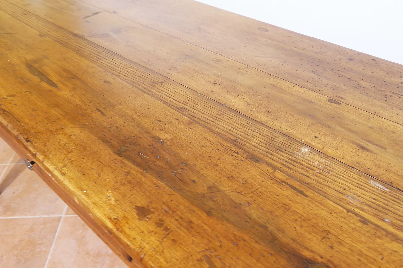 French table in wooden directory style, 18th century 12