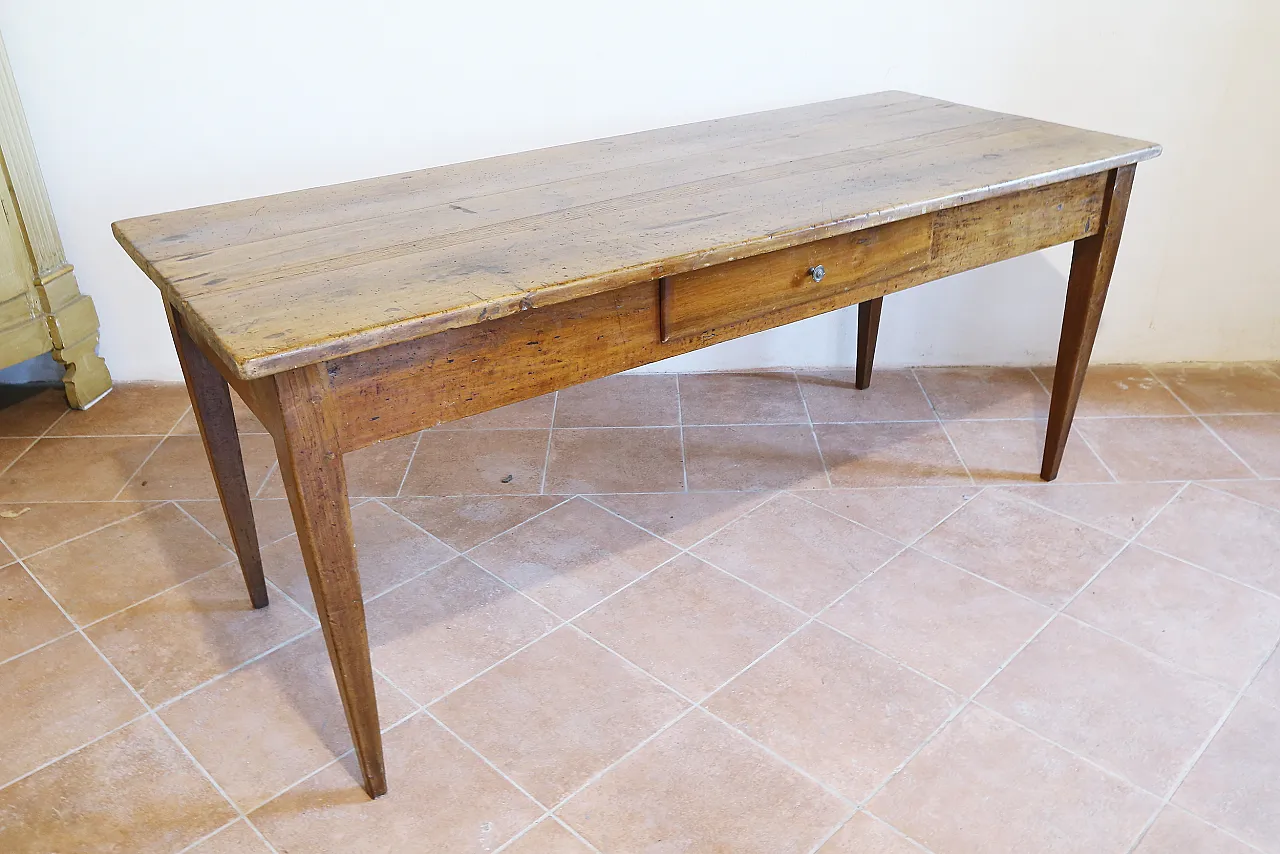 French table in wooden directory style, 18th century 13