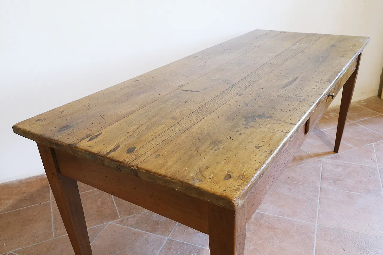 French table in wooden directory style, 18th century 14