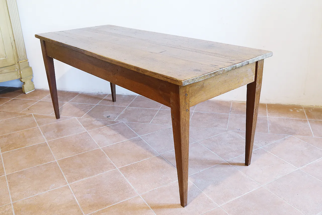 French table in wooden directory style, 18th century 16