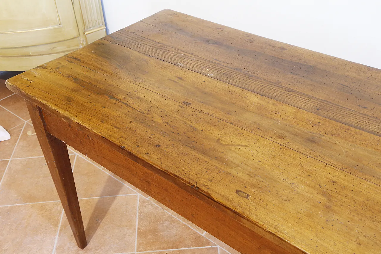 French table in wooden directory style, 18th century 18