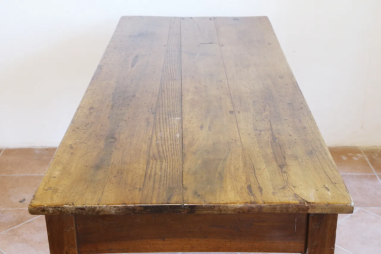 French table in wooden directory style, 18th century 19