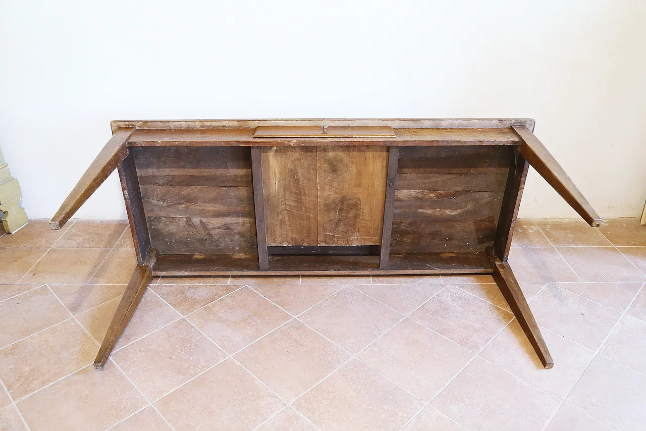 French table in wooden directory style, 18th century 20