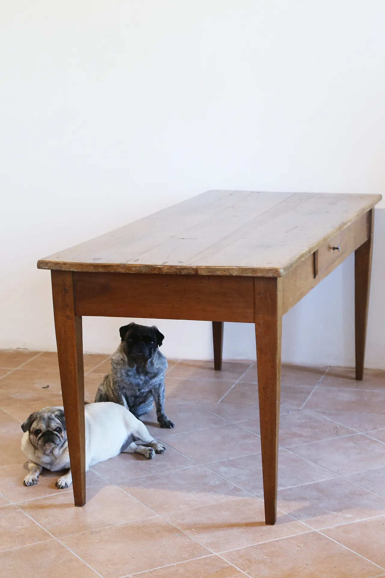 French table in wooden directory style, 18th century 23