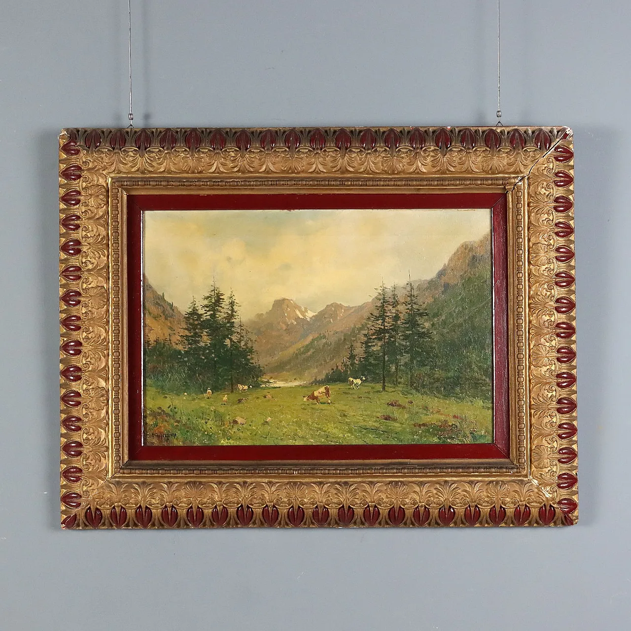 Dipinto di Giuseppe Buscaglione, '800 1