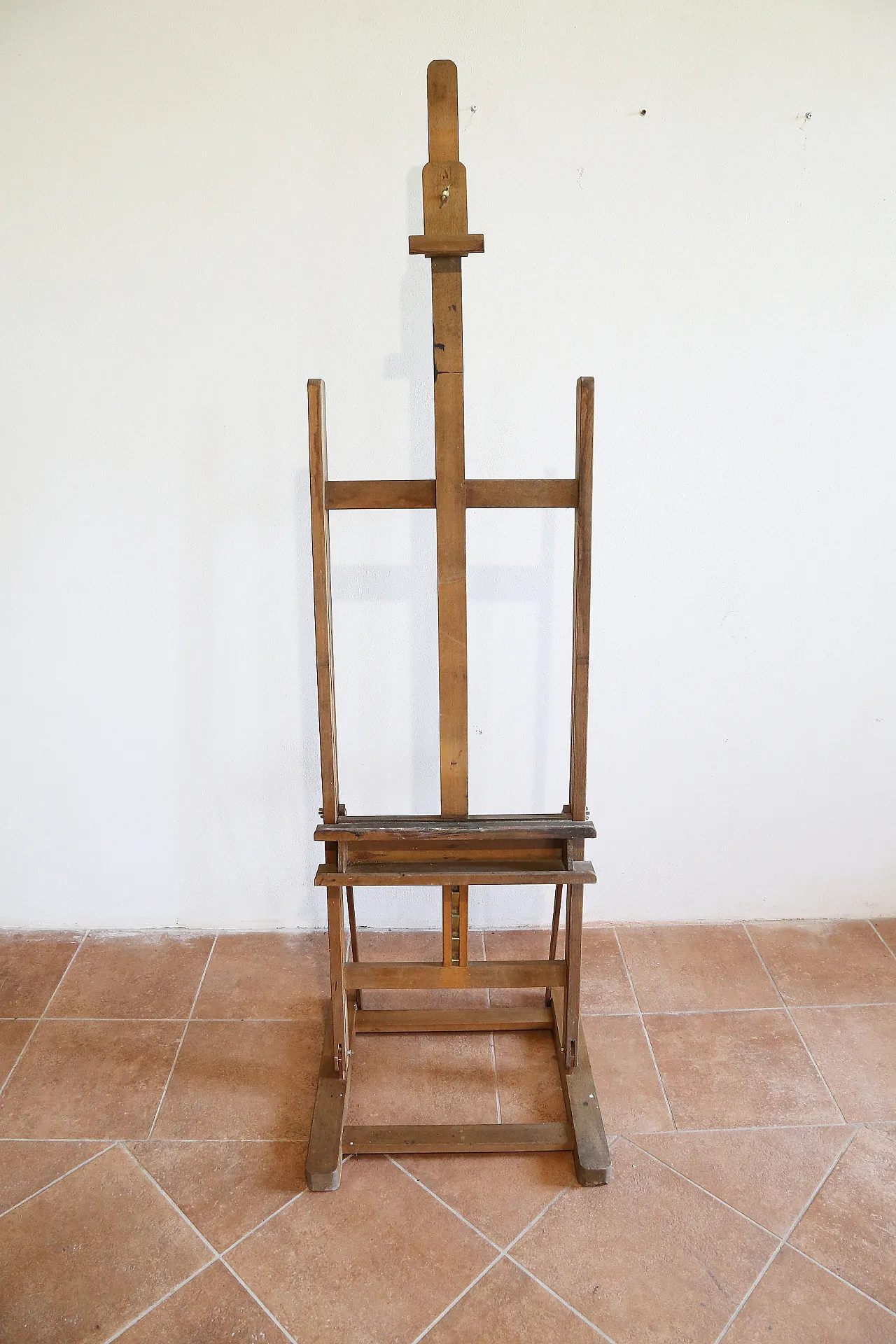 Beech wood painter's studio easel, 1970s 6