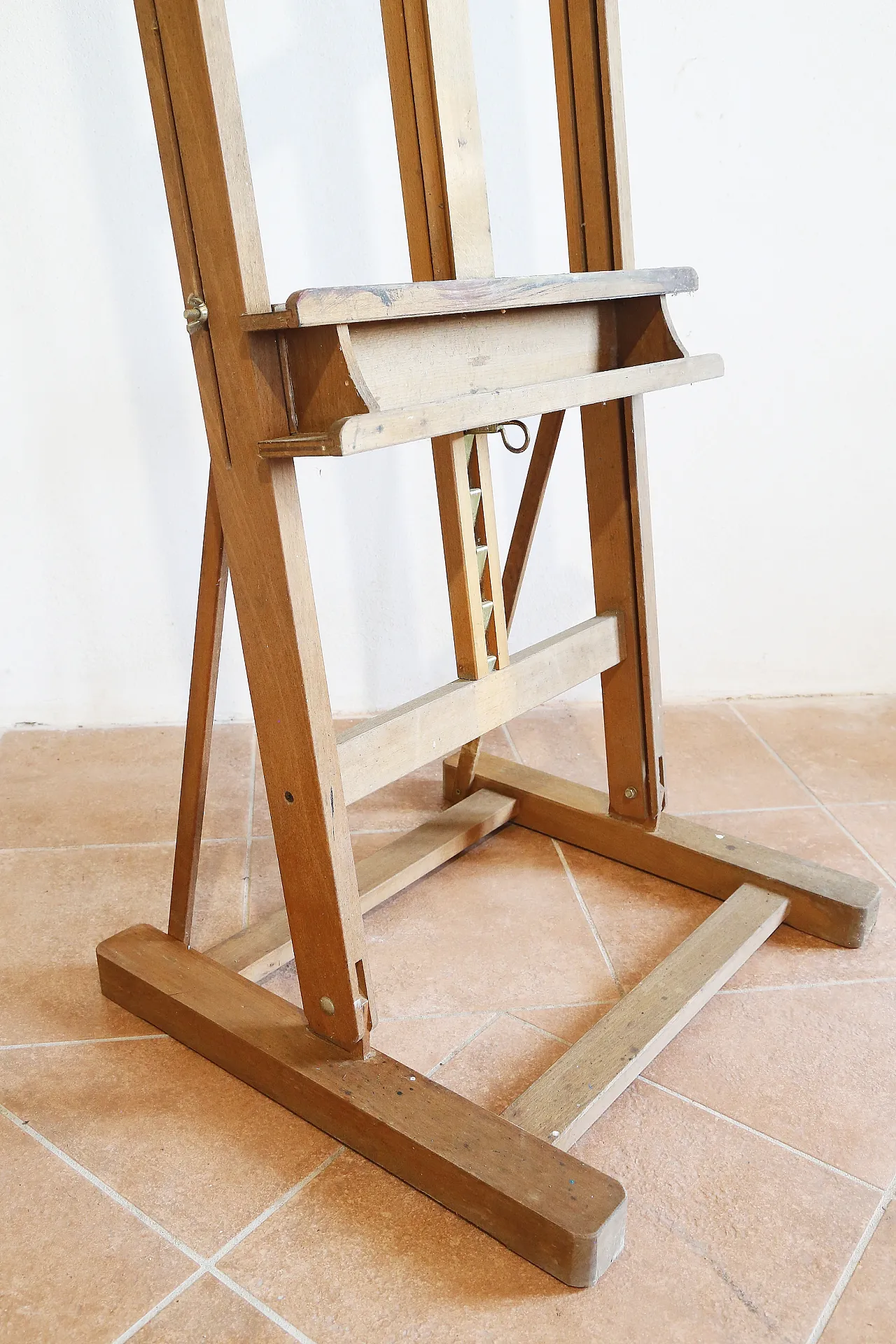 Beech wood painter's studio easel, 1970s 11