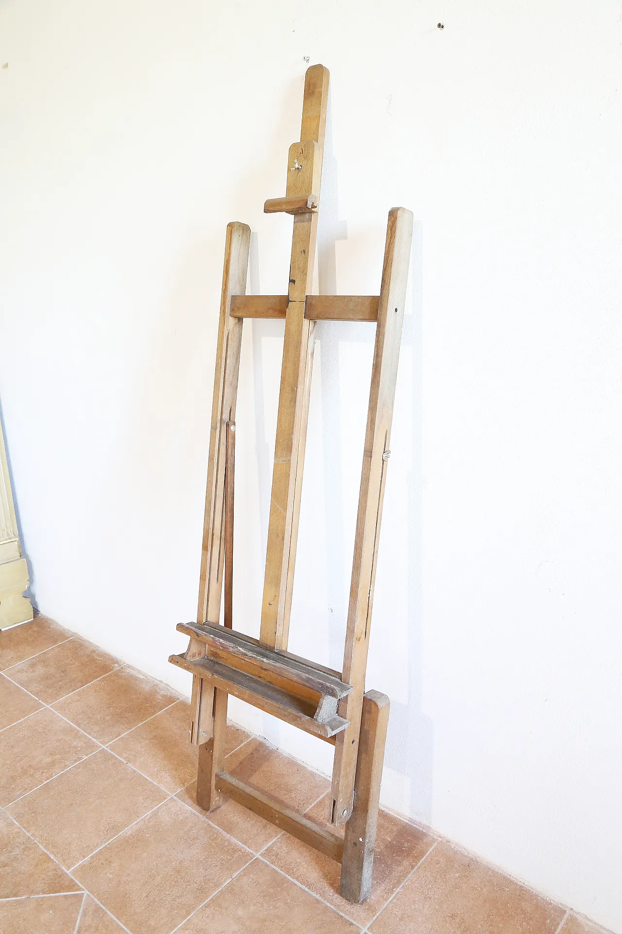 Beech wood painter's studio easel, 1970s 18