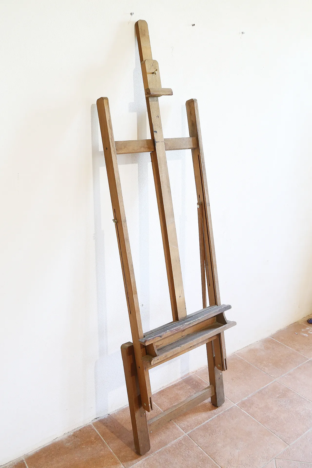 Beech wood painter's studio easel, 1970s 19