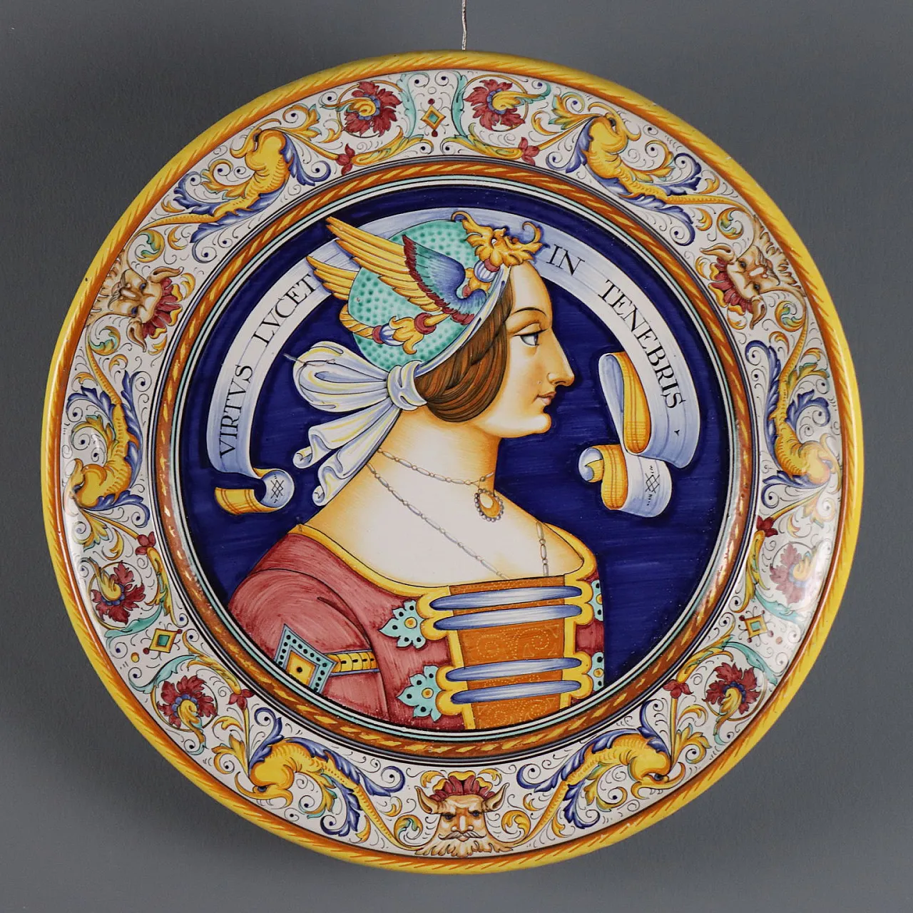 Piatto in Maiolica di Deruta Manifattura Fratelli Mari, '900 1