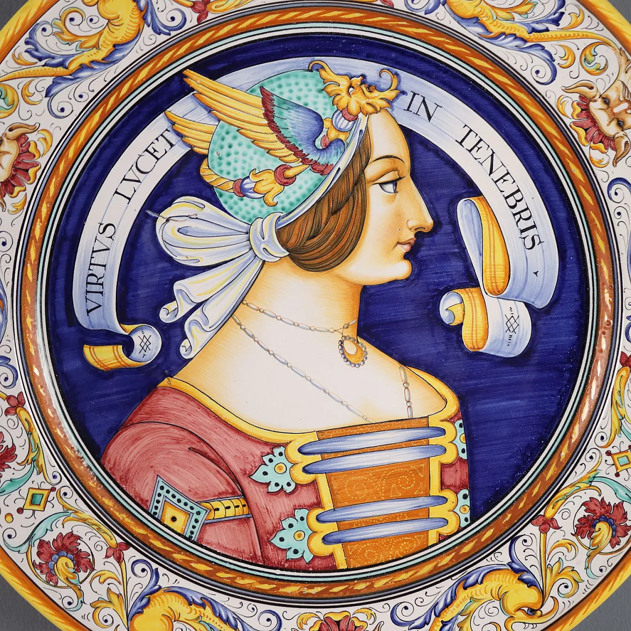 Piatto in Maiolica di Deruta Manifattura Fratelli Mari, '900 3
