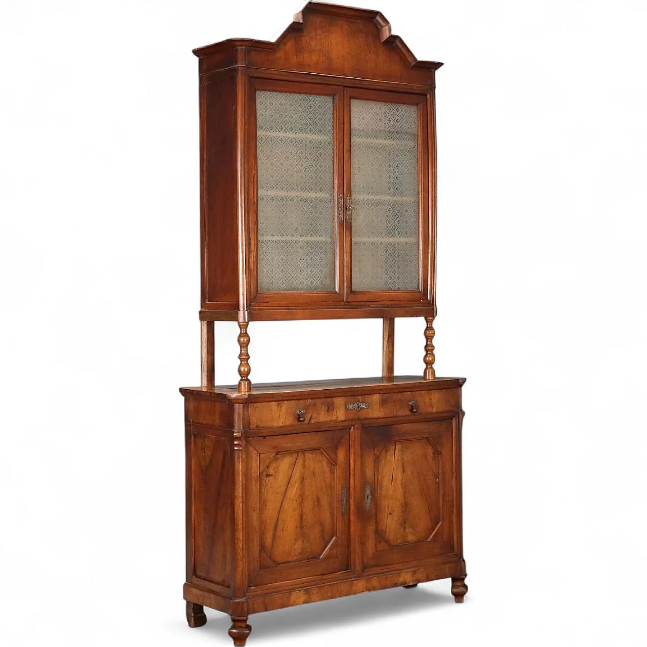 Credenza a doppio corpo Umbertina, '800 11