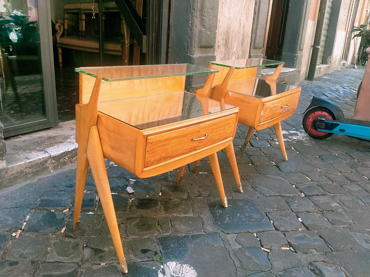 Pair of nightstands by Ico e Luisa Parisi, 1950s 13