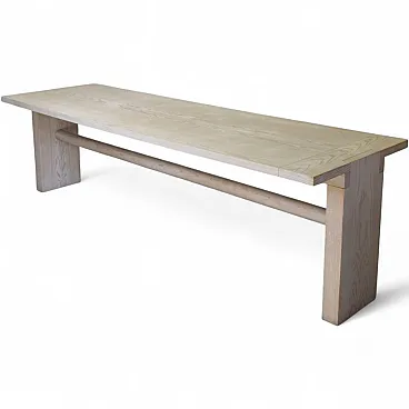 Valmarana table in ash by Carlo Scarpa for Simon International, 1970s