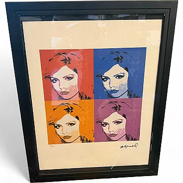 Andy Warhol Pop Art Framed Debbie Harry 22/200 Lithography, 2000s