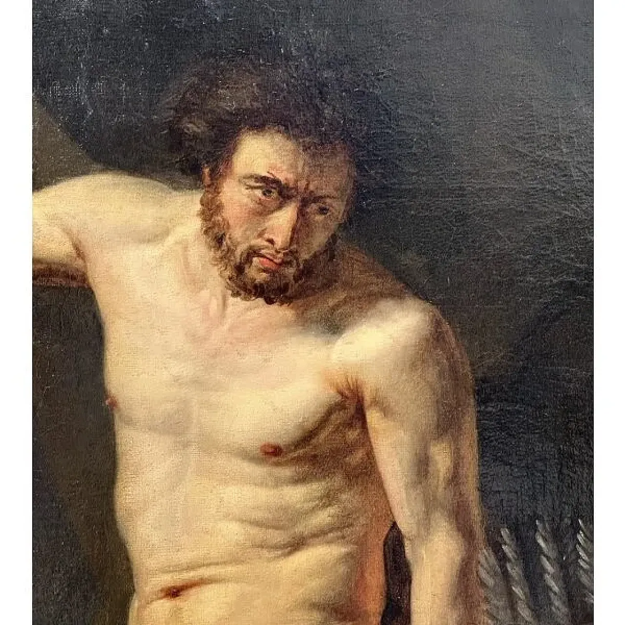 Philoctetes by Jean-Germain Drouais, oil on canvas, 18th century 4