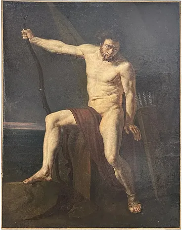 Philoctetes by Jean-Germain Drouais, oil on canvas, 18th century