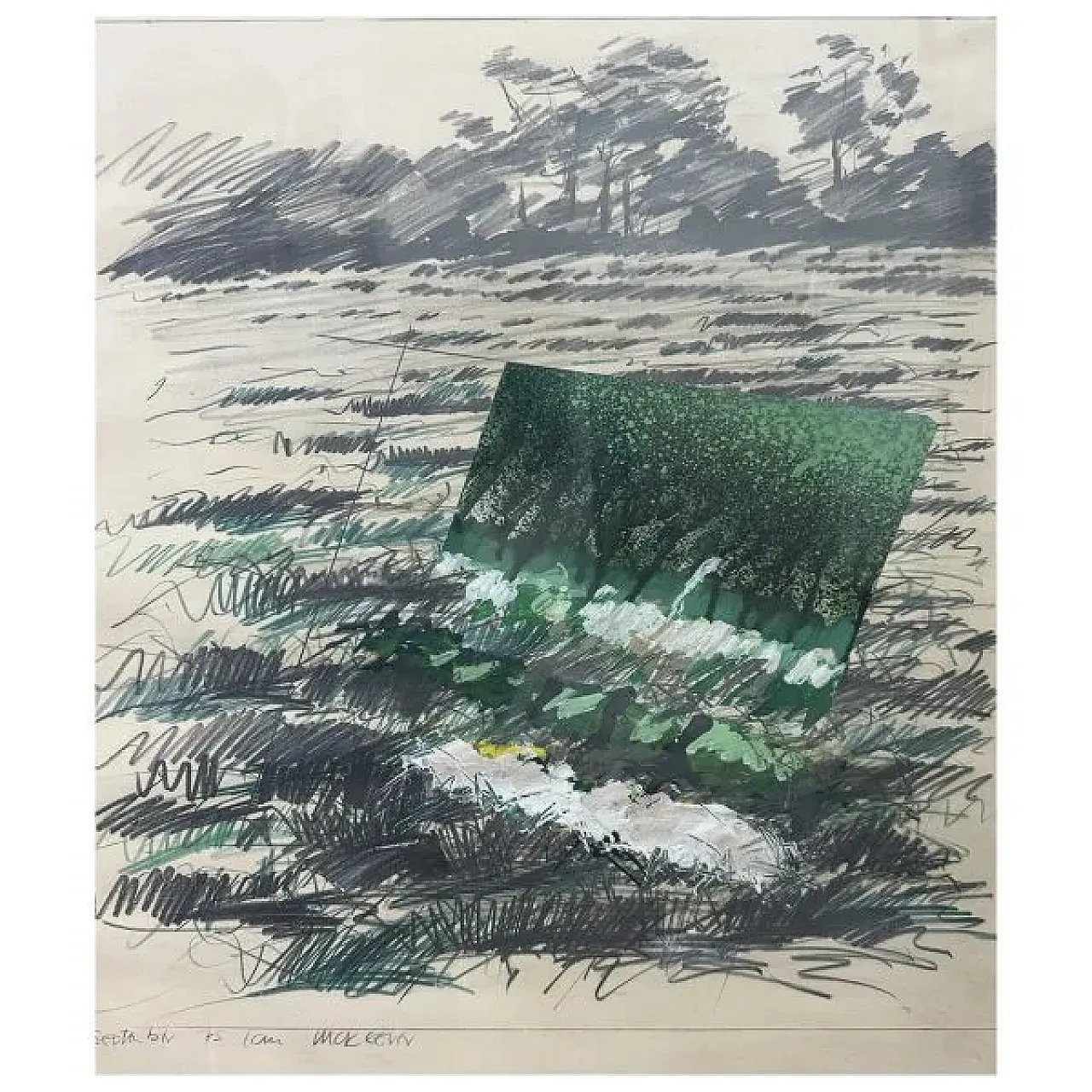 Study for Painting di Ian McKeever, tecnica mista, anni '40 3