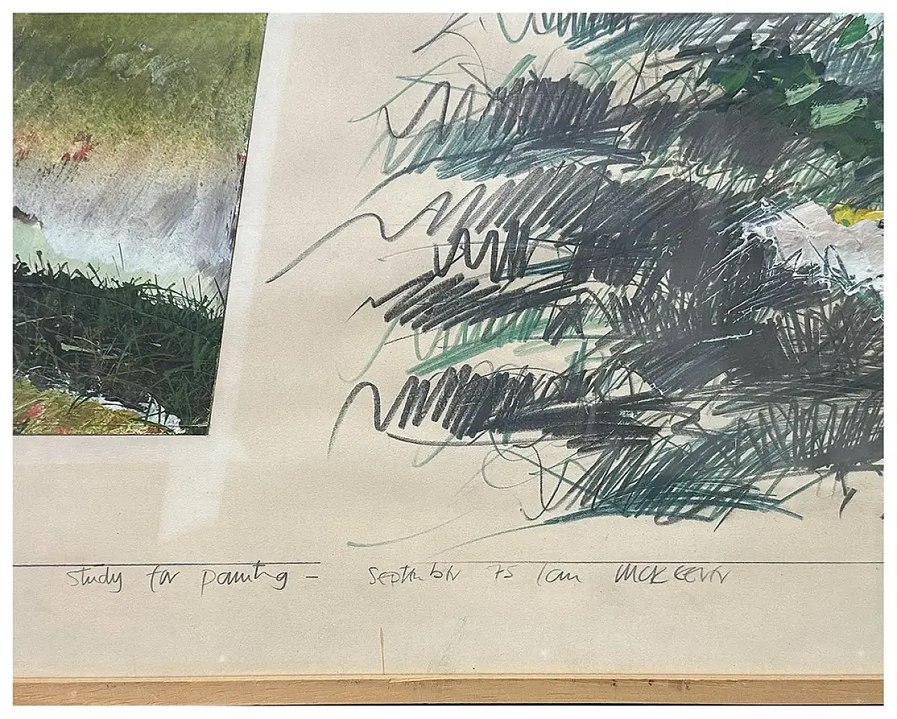 Study for Painting di Ian McKeever, tecnica mista, anni '40 4