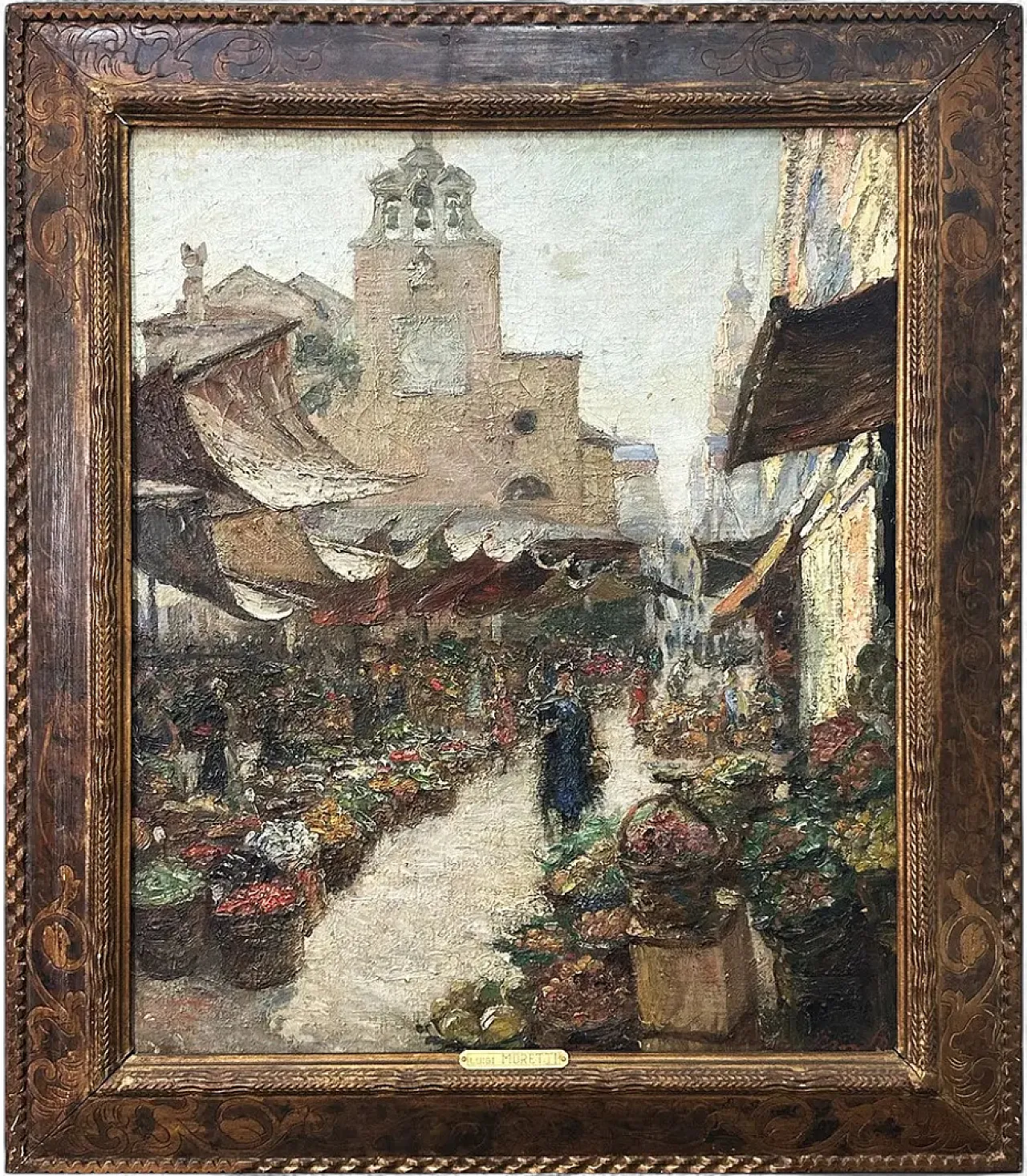 View of the Rialto Market by Luigi Moretti, 19th century 11