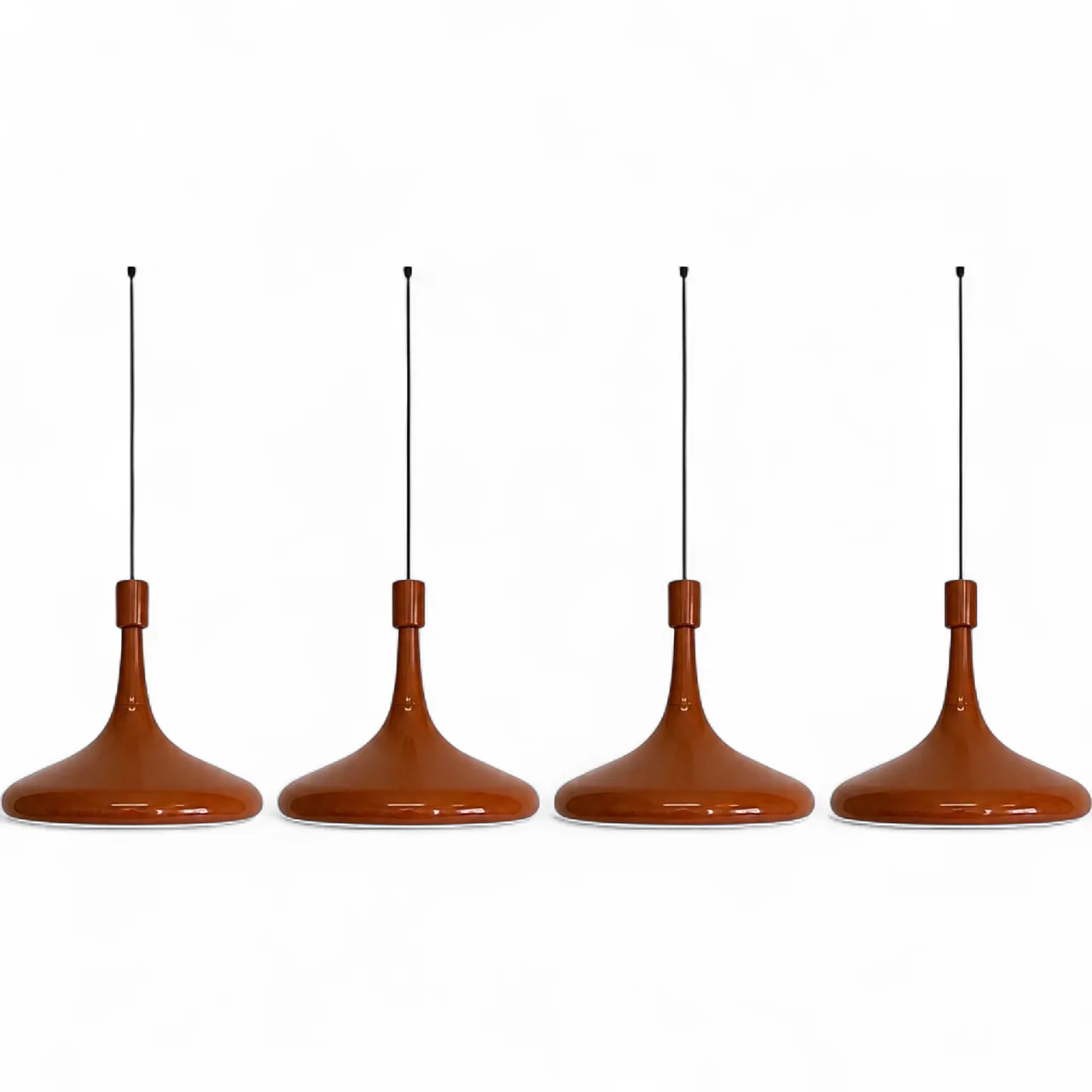 4 lampade a sospensione italiane dell'era spaziale, anni '70 6