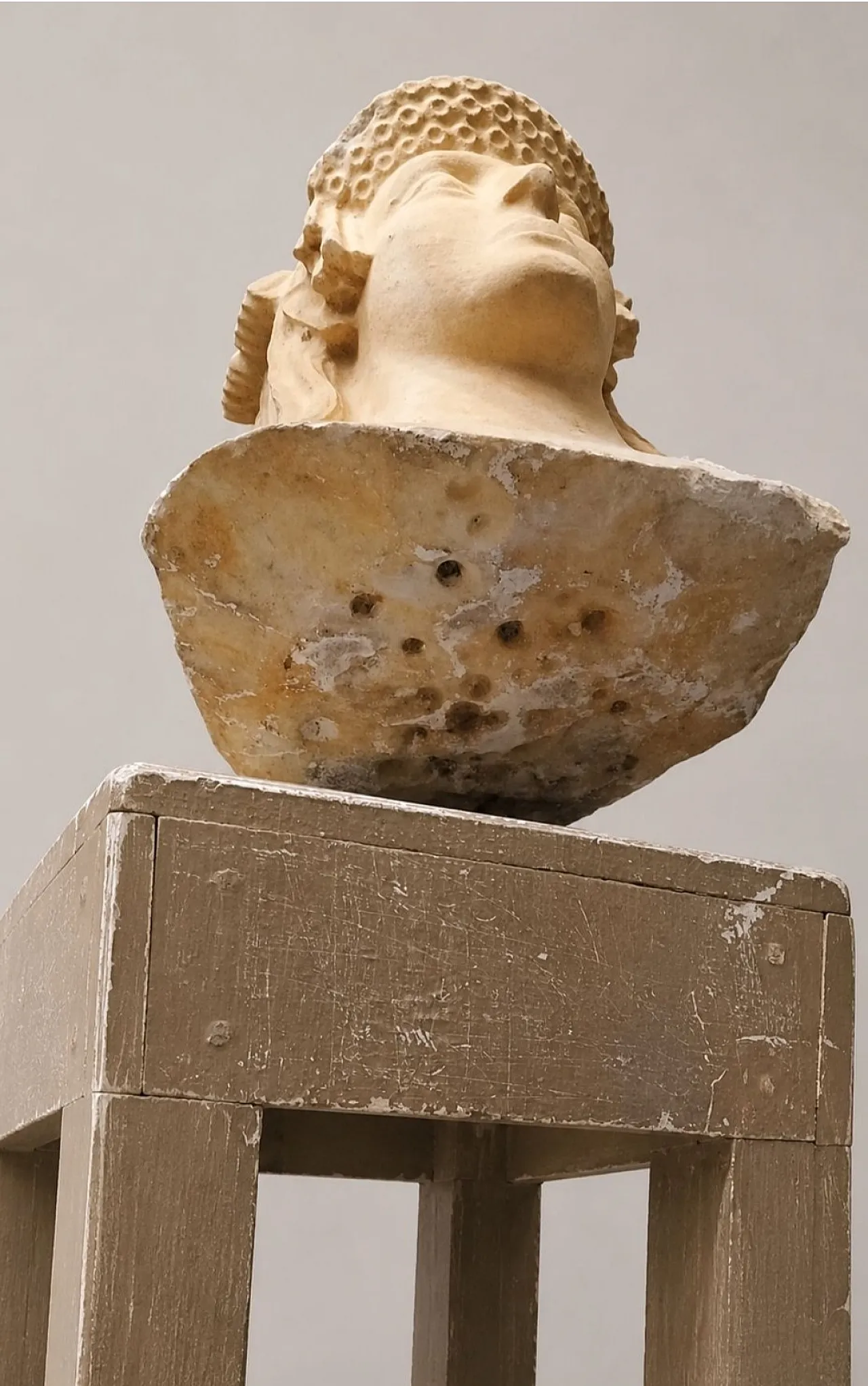 Scultura in pietra Liberty , primo '900 2