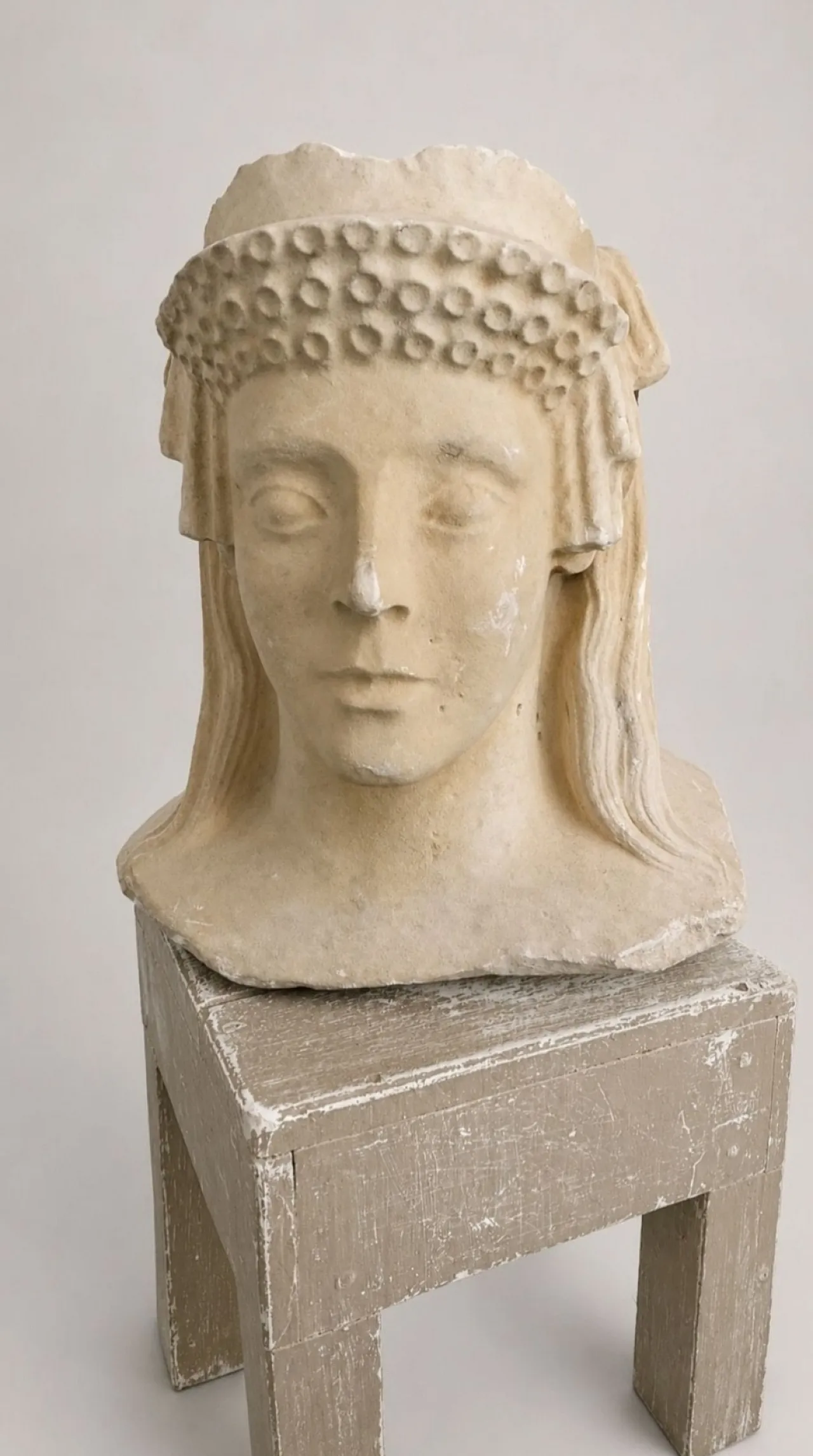 Scultura in pietra Liberty , primo '900 3